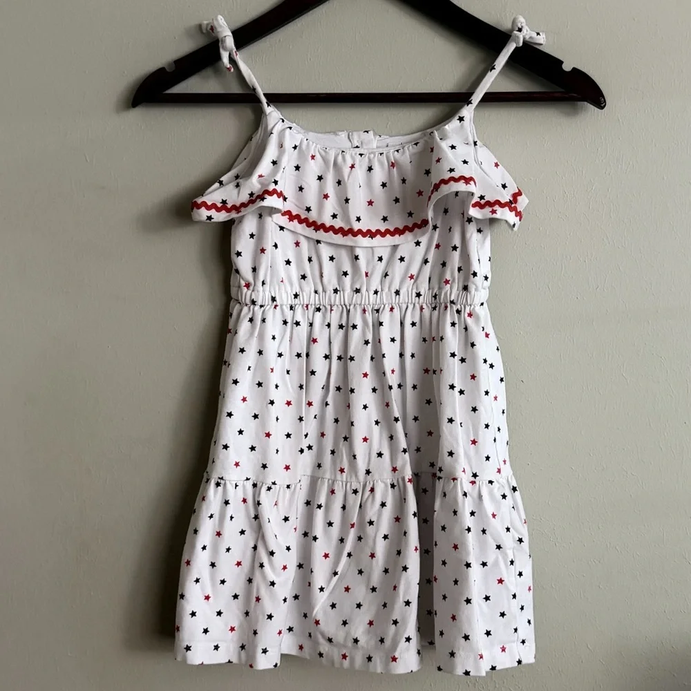 Janie and Jack | All Star Sundress Patriotic Star Print | Girls 5
